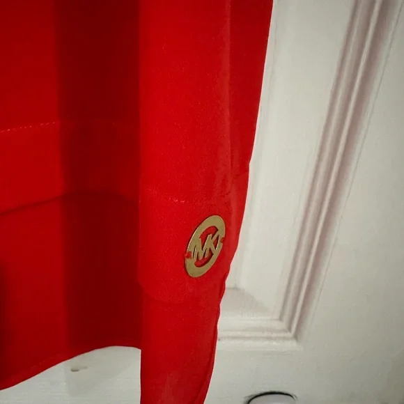 Michael Kors Red Sleeveless Top Size Medium #Wedding Guest #Party #Date Night - Picture 4 of 5